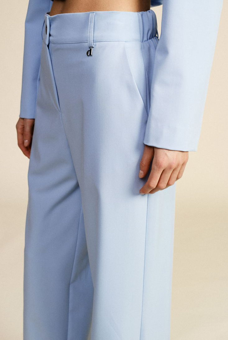 CALÇA DIXIE PALAZZO CINTA SUBIDA WIDE LEG - Carla Valente