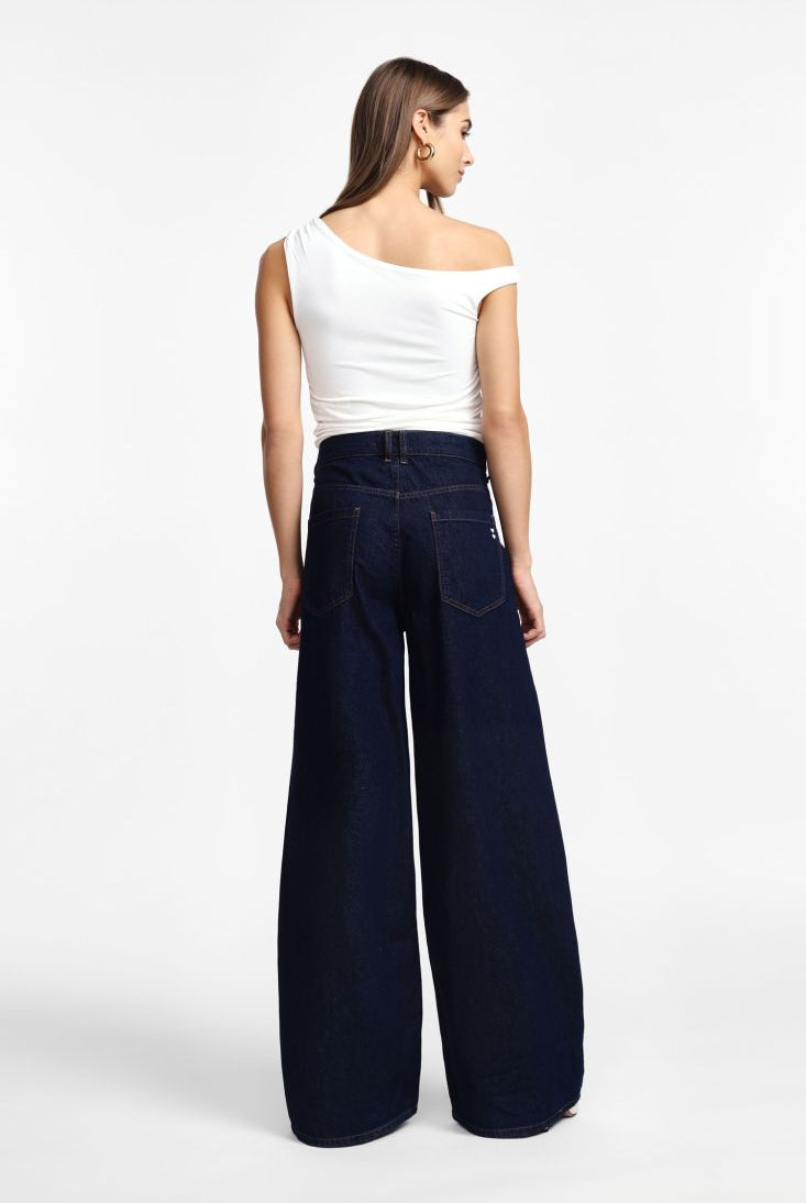 JEANS PLEASE WID LEG CINTURA ALTA - Carla Valente