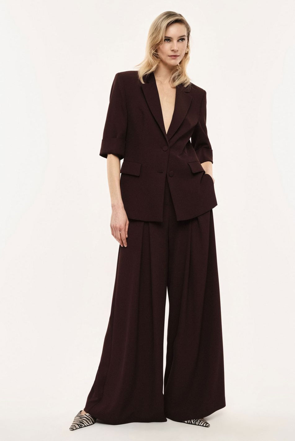 CALÇA IMPERIAL PALAZZO C/ CINTO - Carla Valente