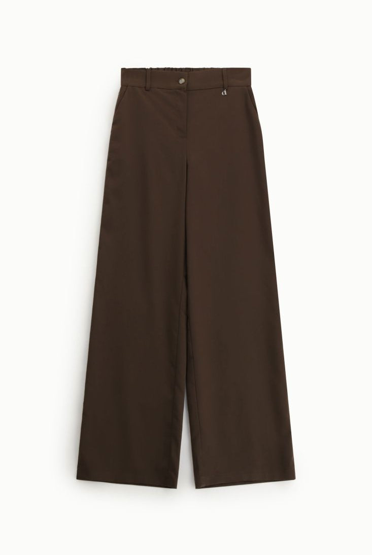 CALÇA DIXIE PALAZZO CINTA SUBIDA WIDE LEG - Carla Valente