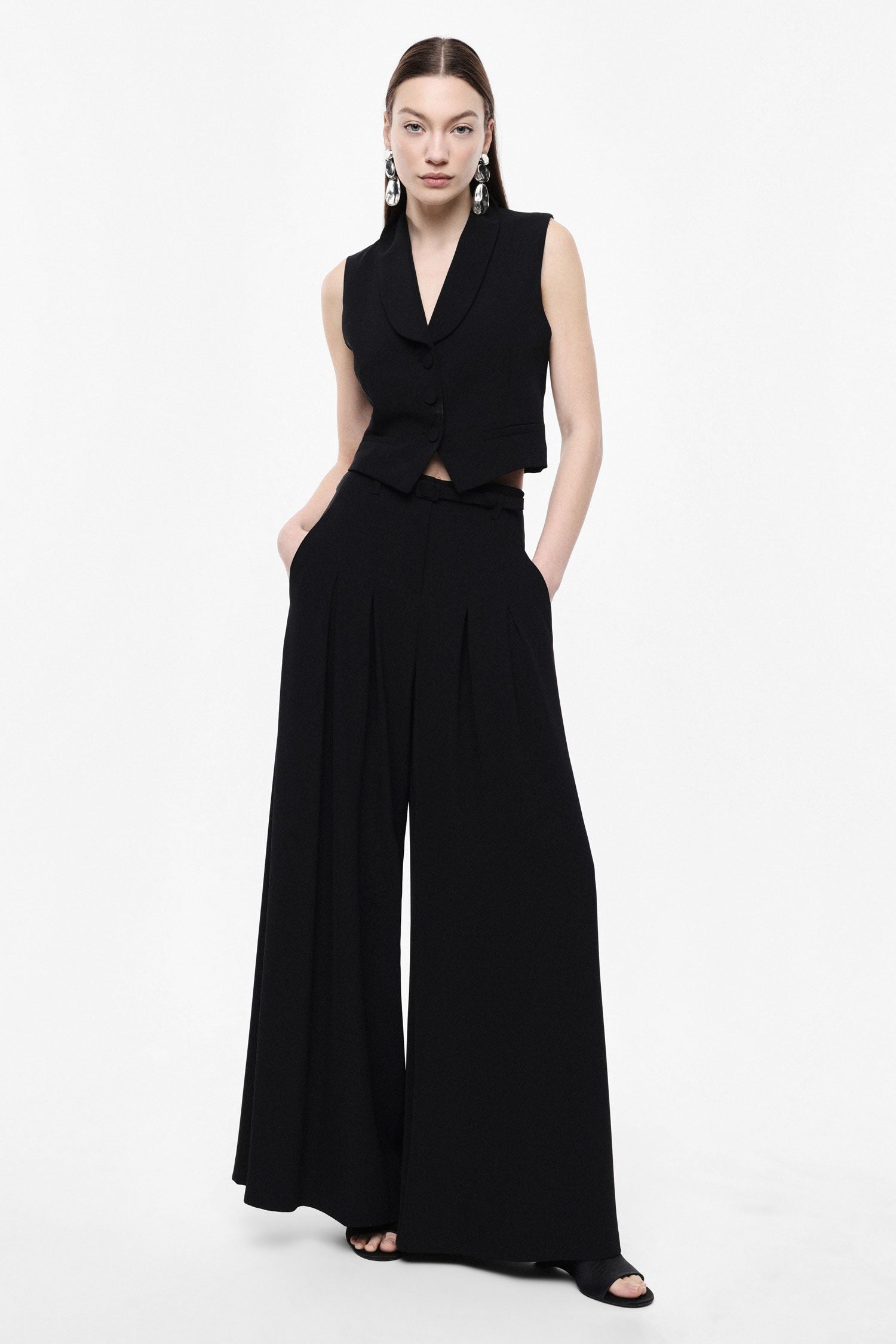 CALÇA IMPERIAL WIDE LEG C/CINTO - Carla Valente