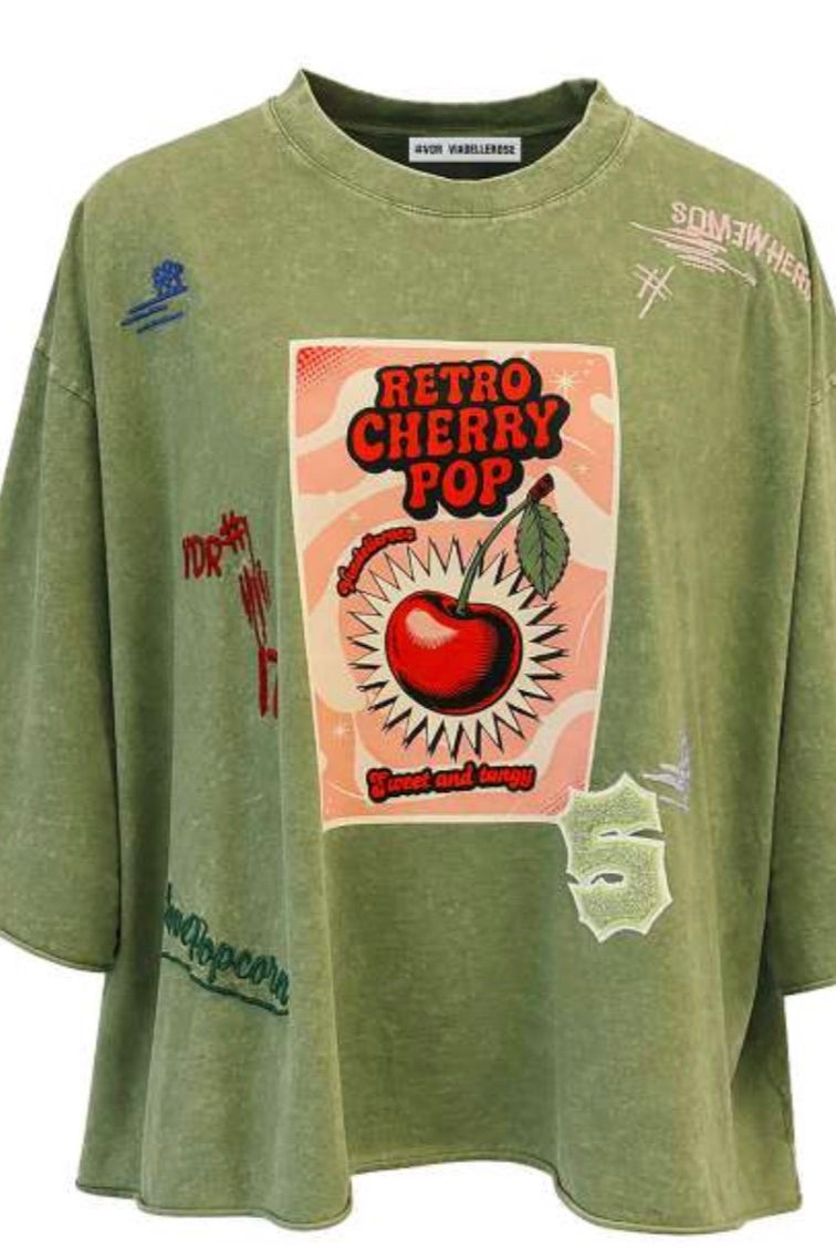 T-SHIRT VDR RETO CHERRY POP - Carla Valente