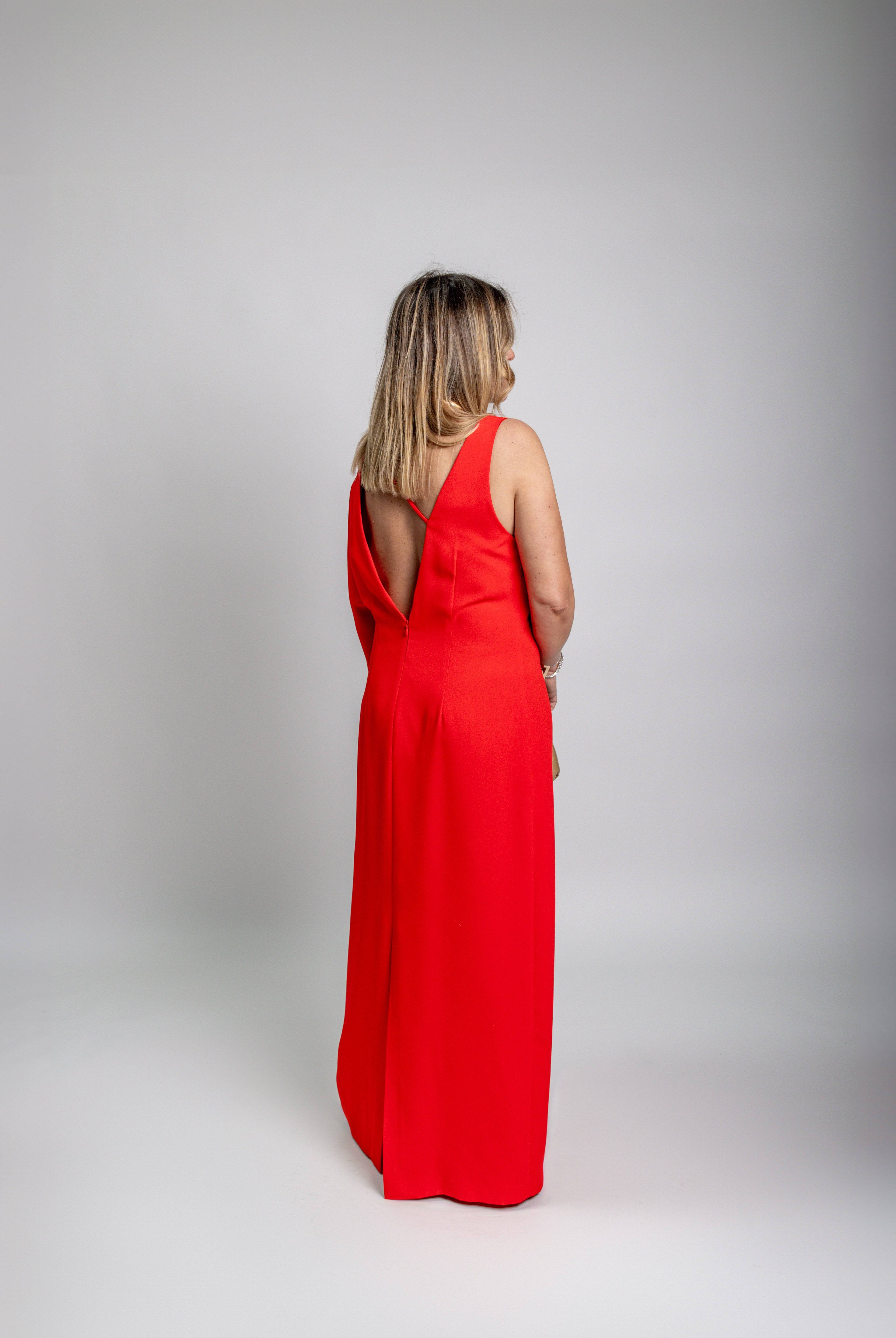 VESTIDO MAITE ASSIMÉTRICO MANGA - Carla Valente