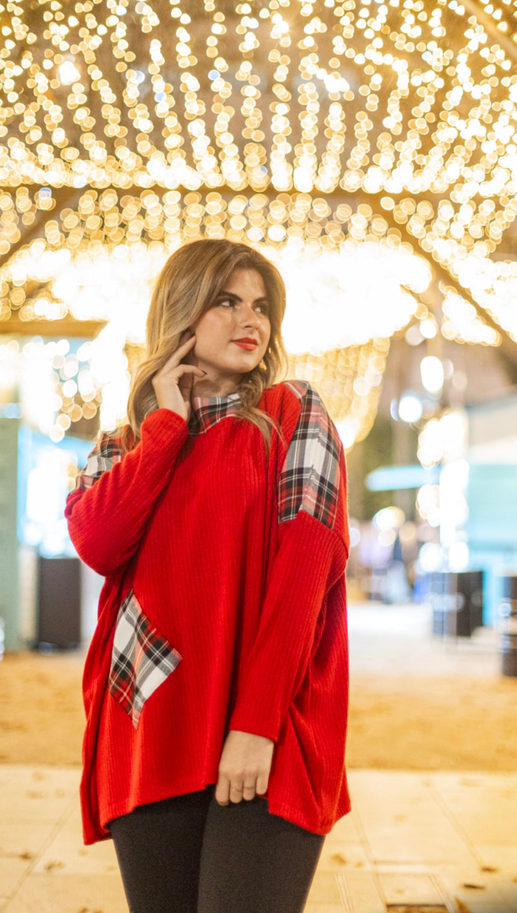 CAMISOL MALHA CHRISTMAS OMBROS TARTAM - Carla Valente