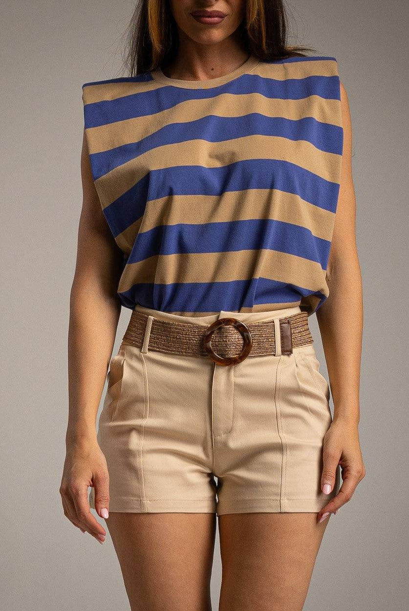 T-SHIRT ALBNS RUBGY LISTRADA - Carla Valente
