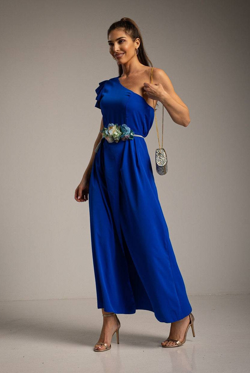 VESTIDO ALBNS ASSIMÉTRICO DUPLO BABADO - Carla Valente