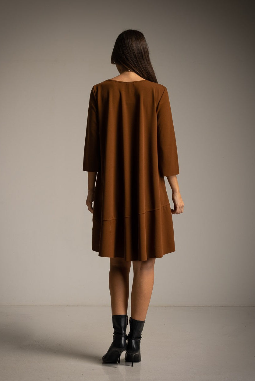 VESTIDO ALBNS BÁSICO BAIXO RUFFLE + COR - Carla Valente