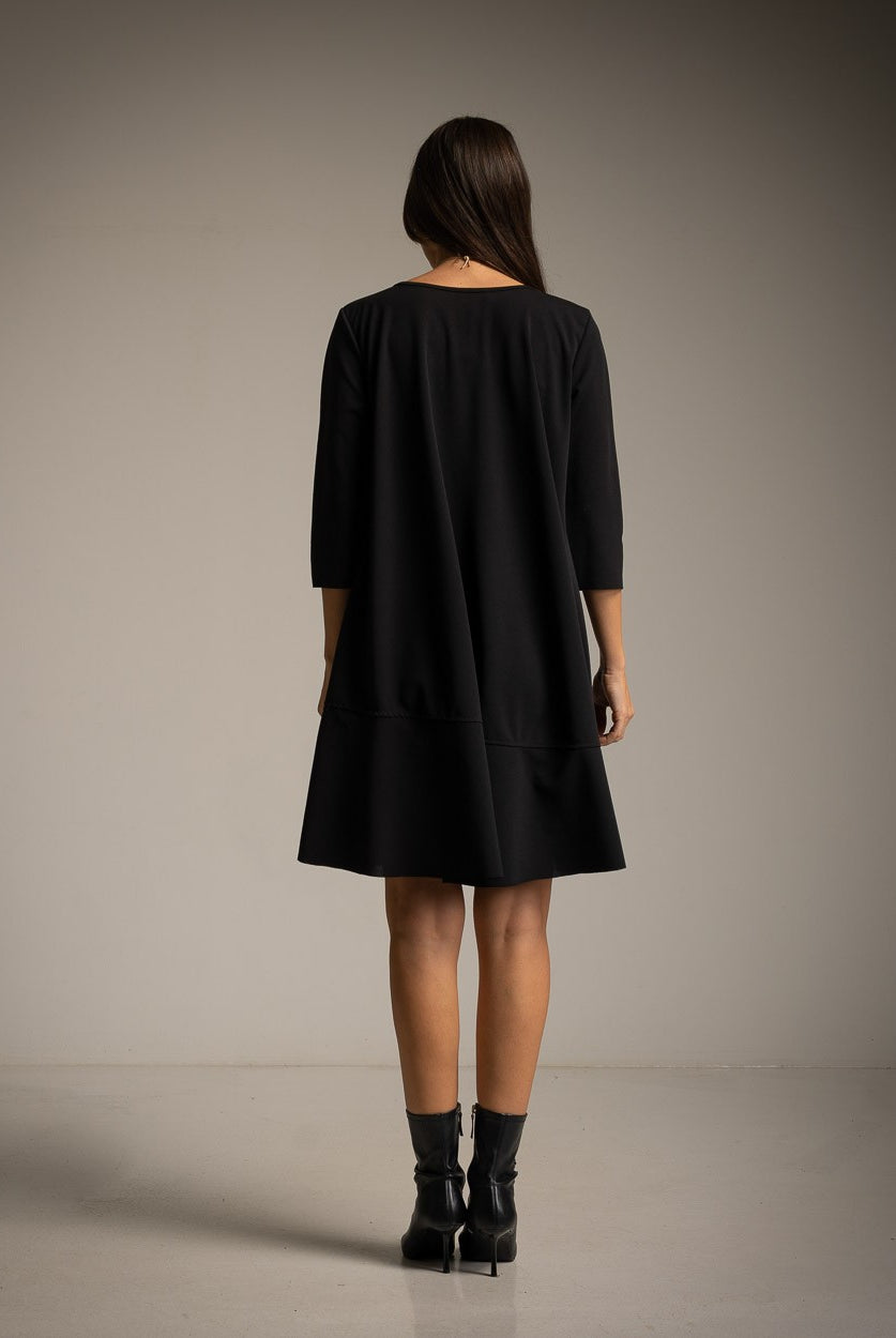 VESTIDO ALBNS BÁSICO BAIXO RUFFLE + COR - Carla Valente