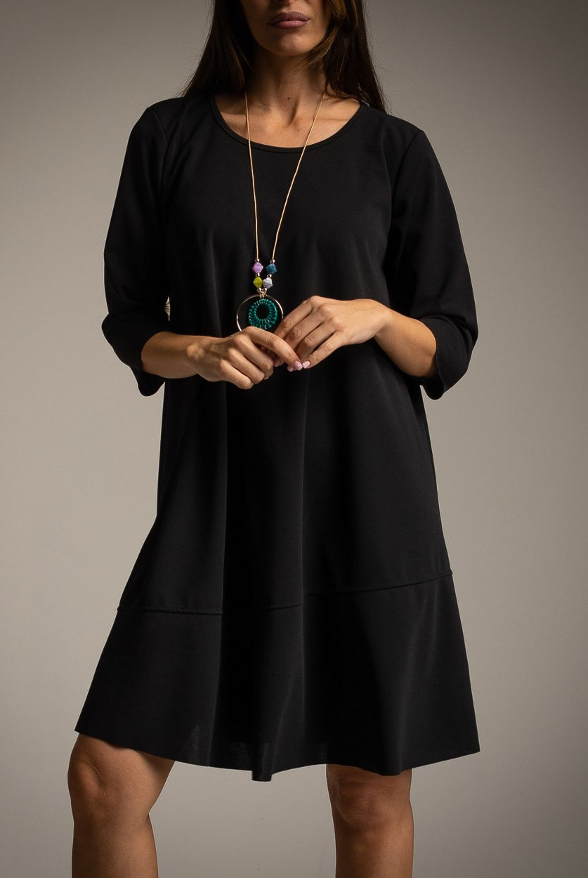VESTIDO ALBNS BÁSICO BAIXO RUFFLE + COR - Carla Valente