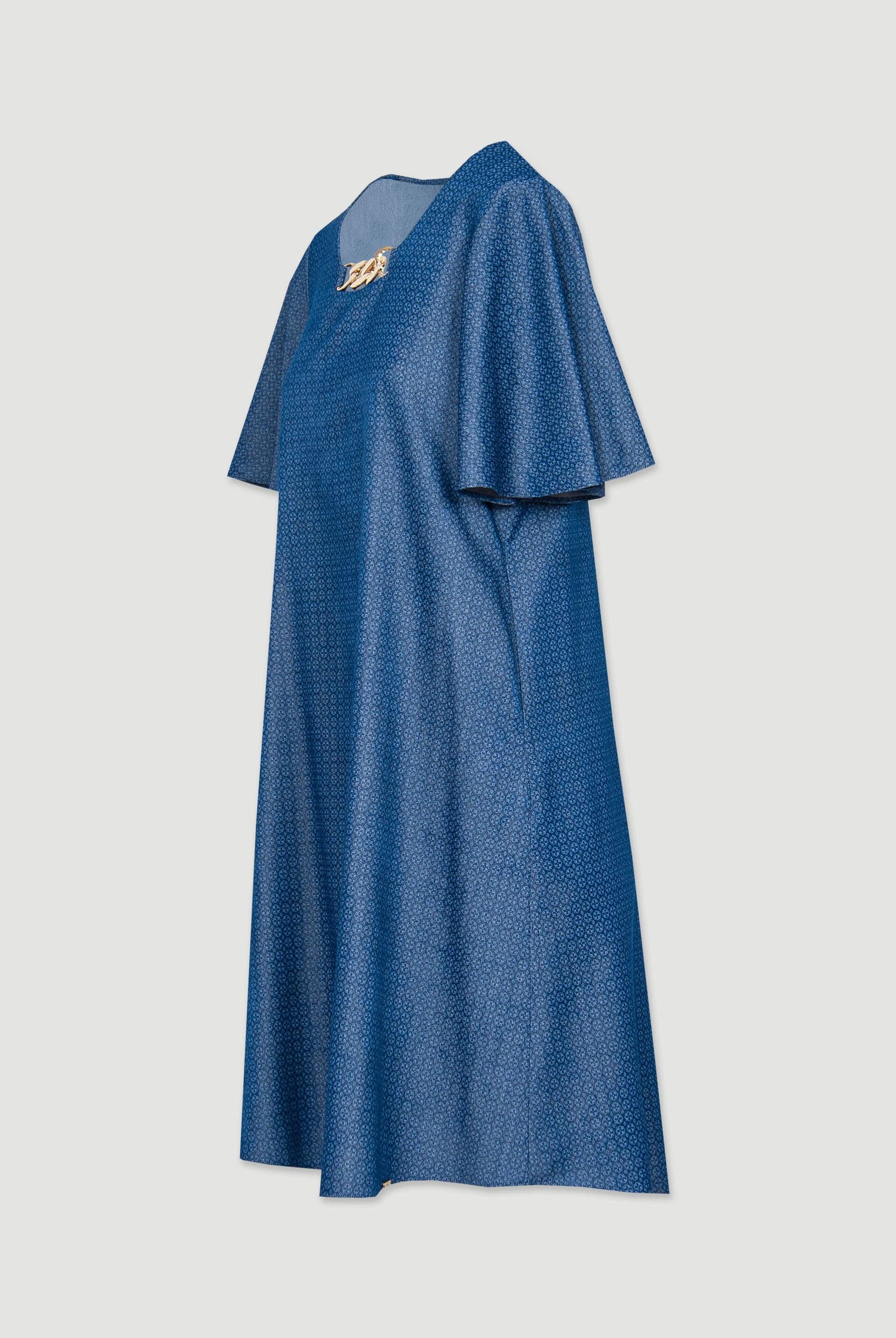 VESTIDO FERRACHE GANGA DEC CORRETE METÁLICA - Carla Valente