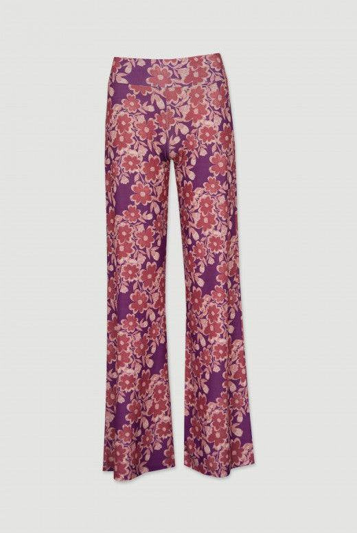 PANTALONA FERRACHE WIDE LEG ESTMP.FLORAL - Carla Valente