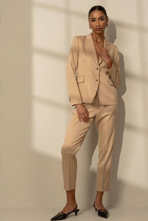 BLAZER FERRACHE CLÁSSICO DE RISCAS - Carla Valente