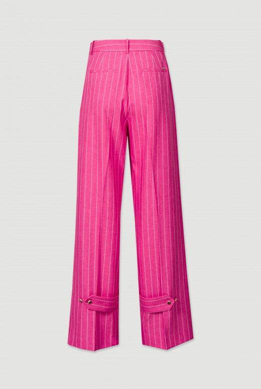 CALÇA FERRACHE WIDE LEG C/RISCAS DIPLOMS - Carla Valente