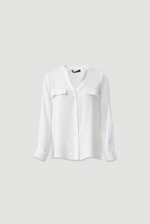 BLUSA FERRACHE FLUIDA COM BOLSO FAKE - Carla Valente