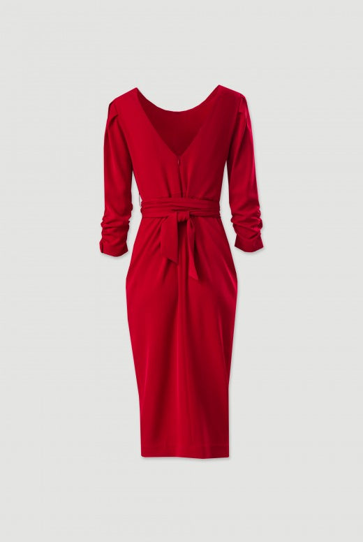 VESTIDO FERRACHE JUSTO CRUZADO - Carla Valente