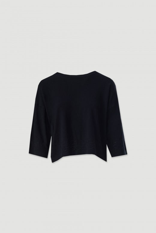 CAMISOLA FERRACHE DE MALHA FLUIDA COM DETALHE PERFURADO - Carla Valente