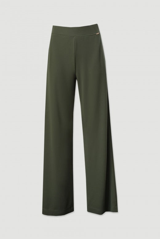 CALÇA FERRACHE WID LEG MALHA FLUÍDA - Carla Valente