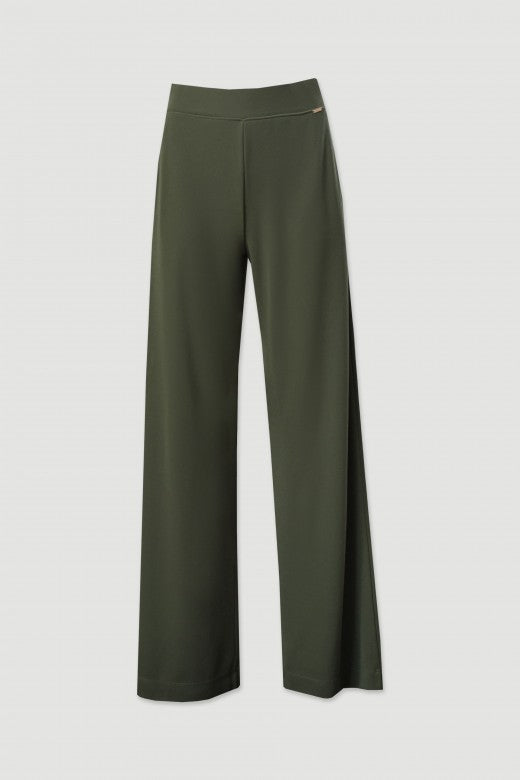 CALÇA FERRACHE WID LEG MALHA FLUÍDA - Carla Valente