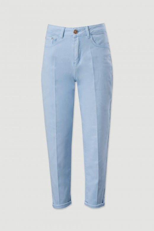 JEANS FERRACHE MOM FIT COM VINCO FRONTAL - Carla Valente