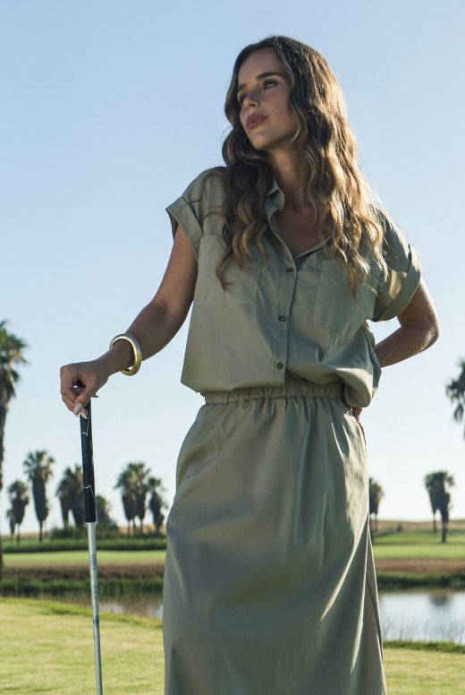 CAMISA FERRACHE DE ALGODÃO COM CORTE DIREITO - Carla Valente