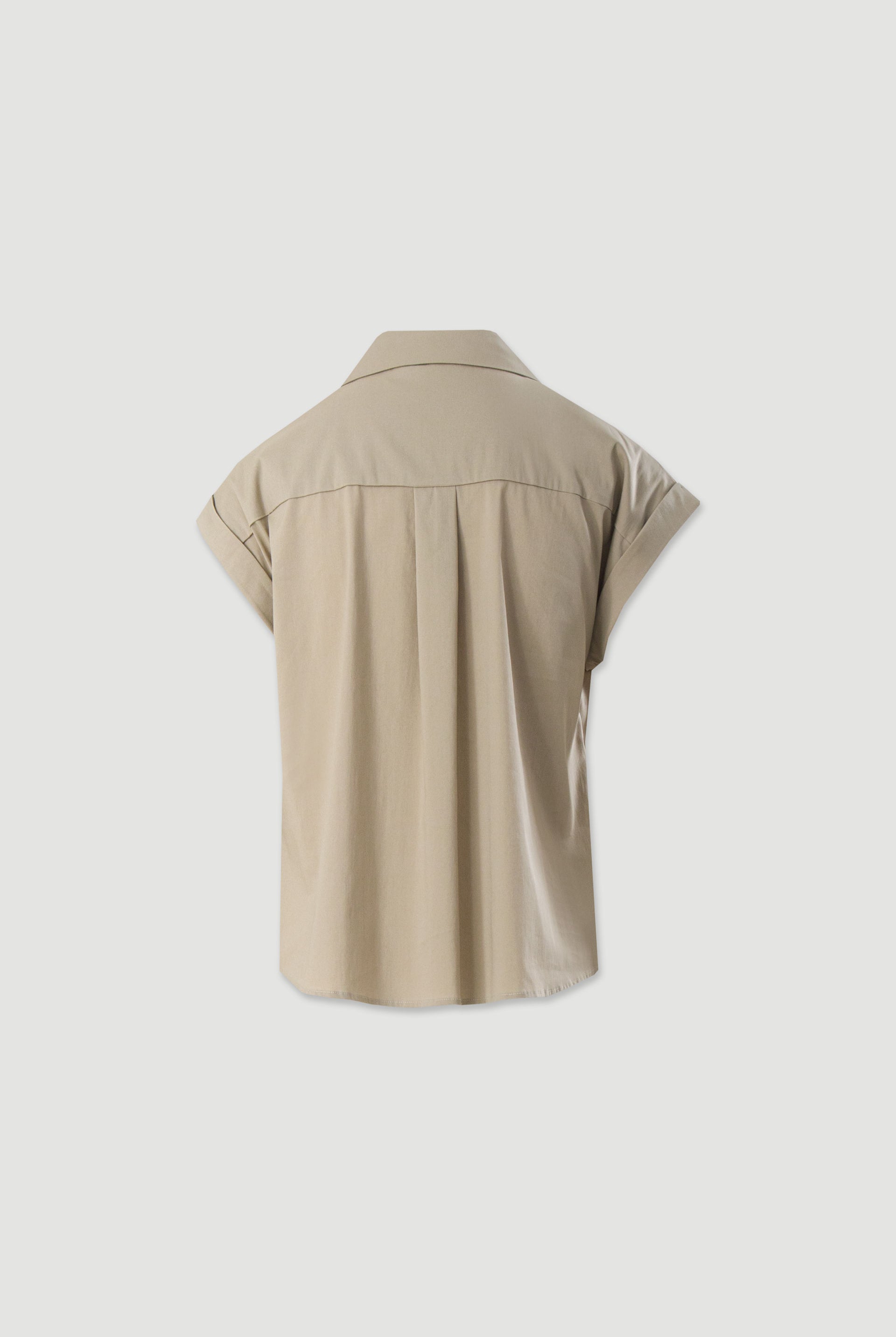 CAMISA FERRACHE DE ALGODÃO COM CORTE DIREITO - Carla Valente