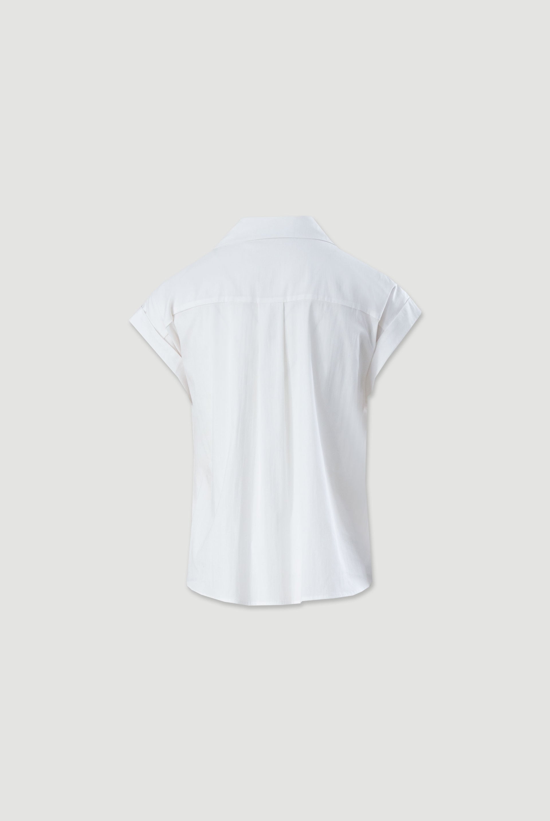 CAMISA FERRACHE DE ALGODÃO COM CORTE DIREITO - Carla Valente