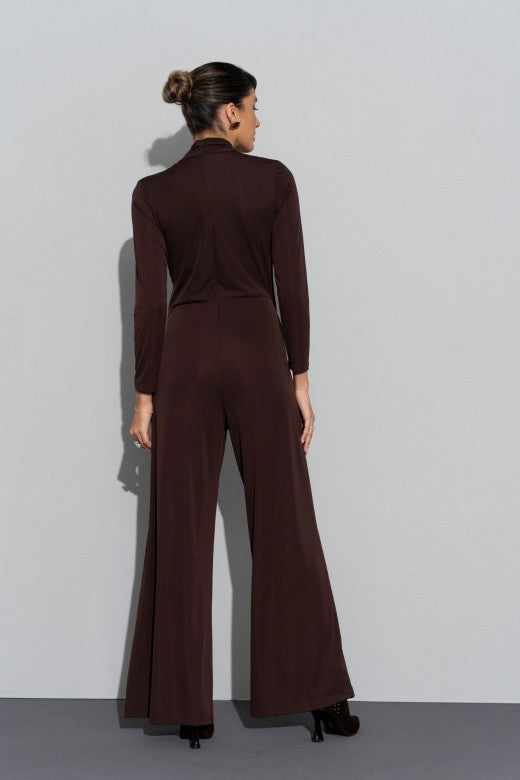 MACACÃO FERRACHE CRUZADO C/ DETALHE DOURADO - Carla Valente