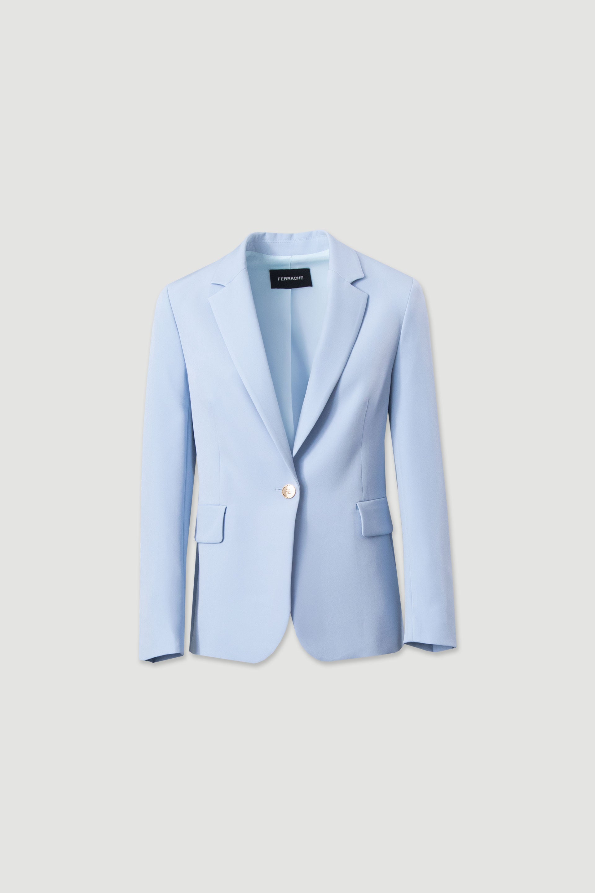 BLAZER FERRACHE CLÁSSICO COM BOTÃO METÁLICO MNGRM - Carla Valente