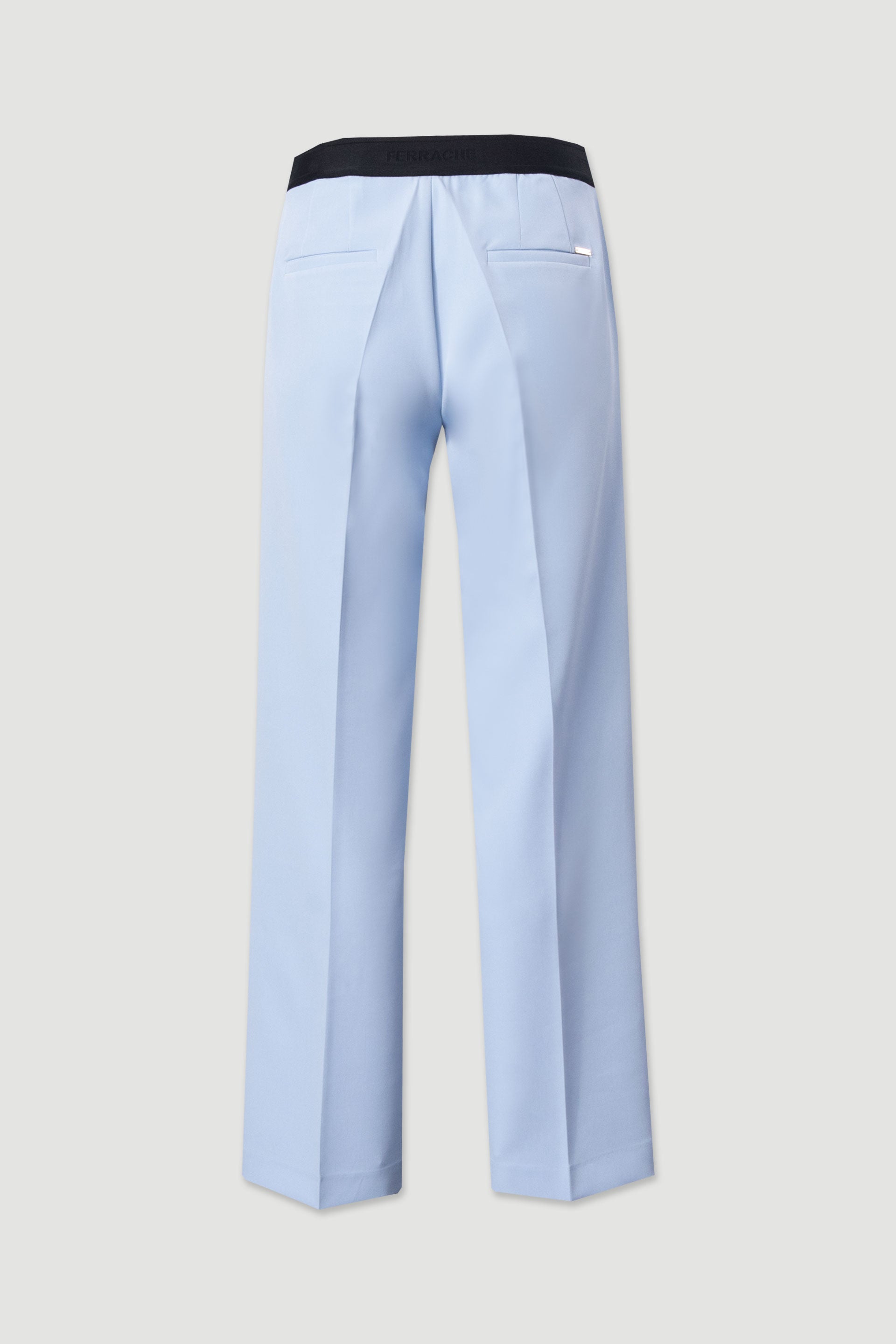 CALÇA FERRACHE WIDE LEG COM CINTO ELÁSTICO PERSONALIZADO - Carla Valente