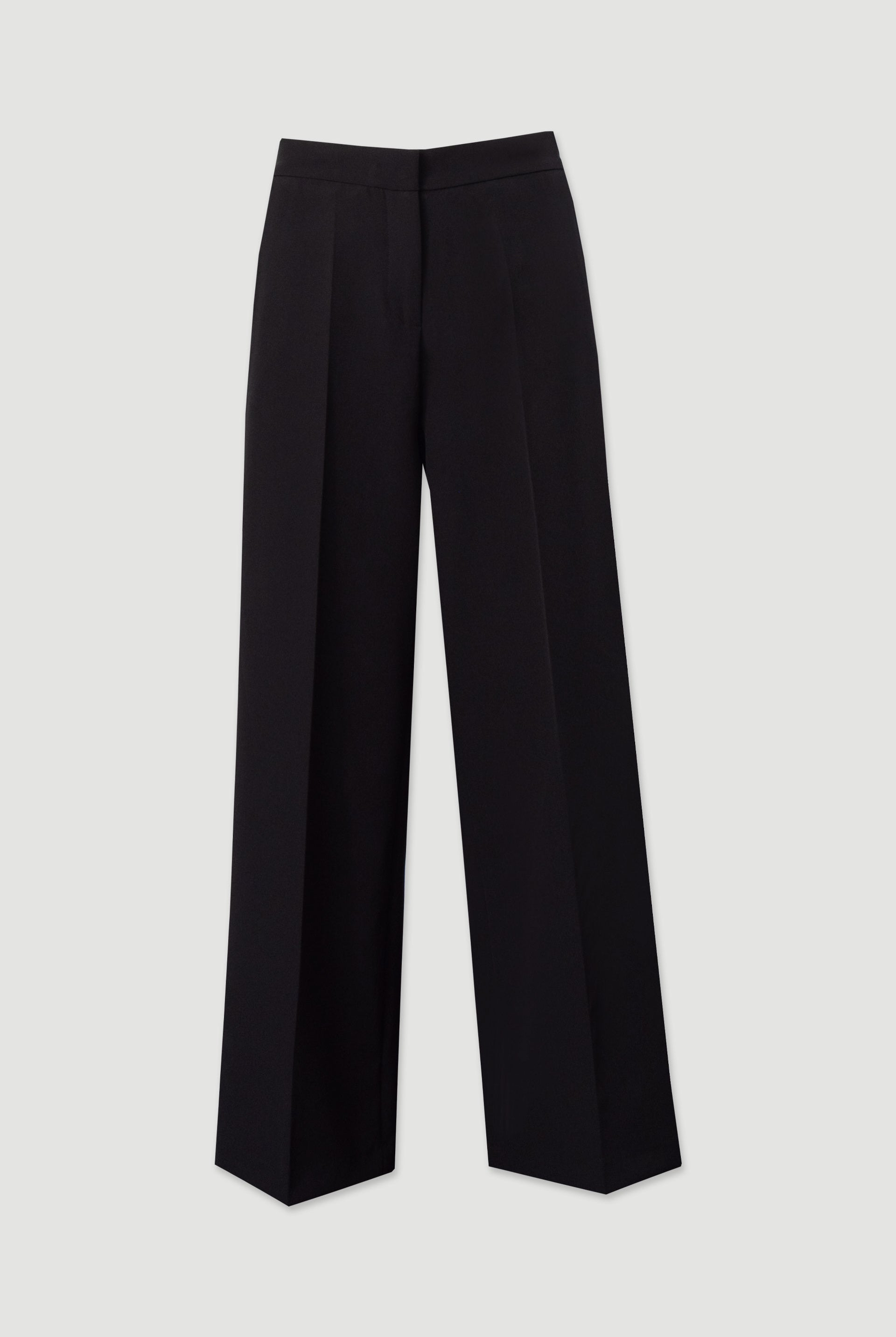 CALÇA FERRACHE CLÁSSICA WIDE LEG COM CINTO ELÁSTICO - Carla Valente