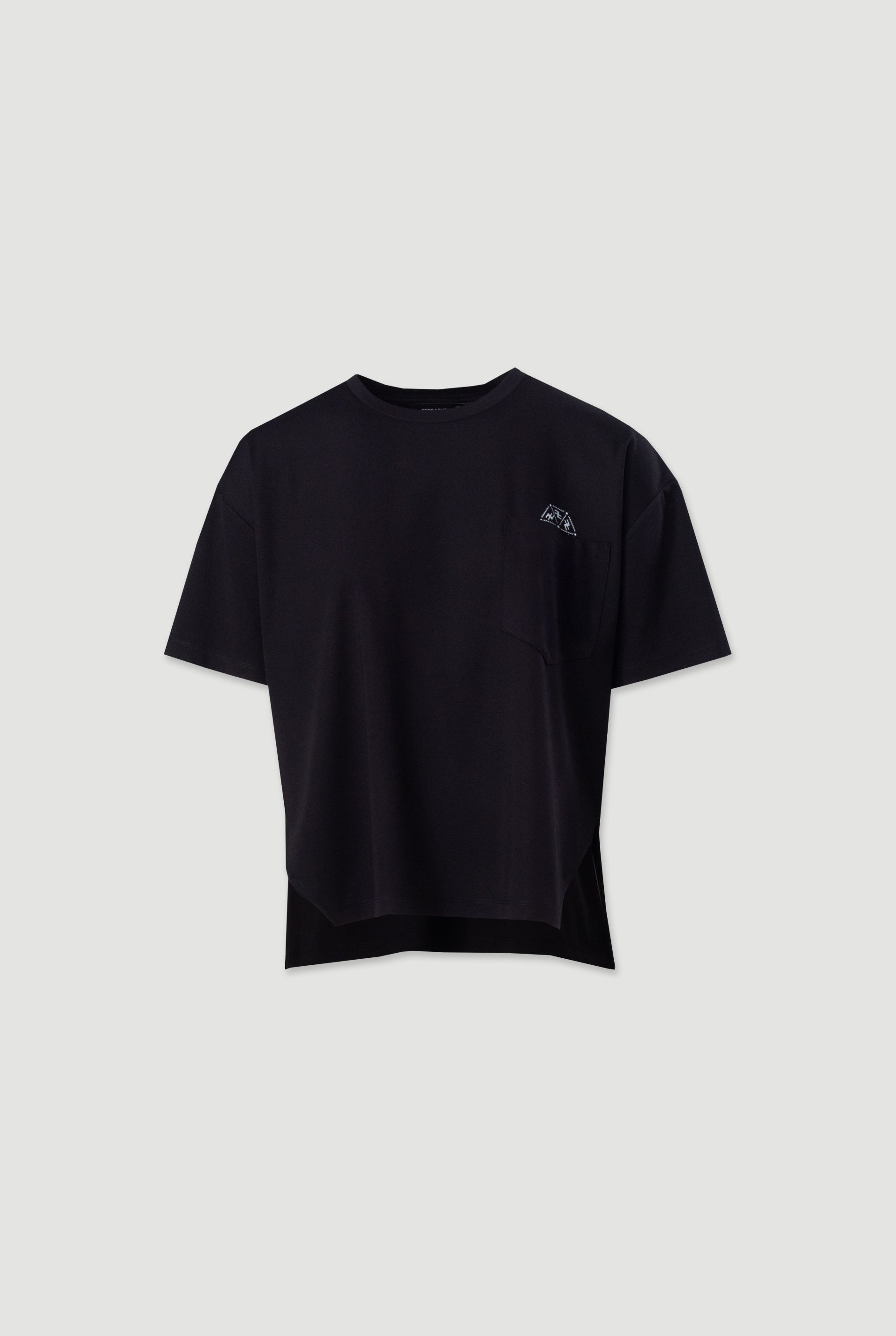 T-SHIRT FERRACHE EM MALHA COM BOLSO E ESTAMPADO NO PEITO - Carla Valente