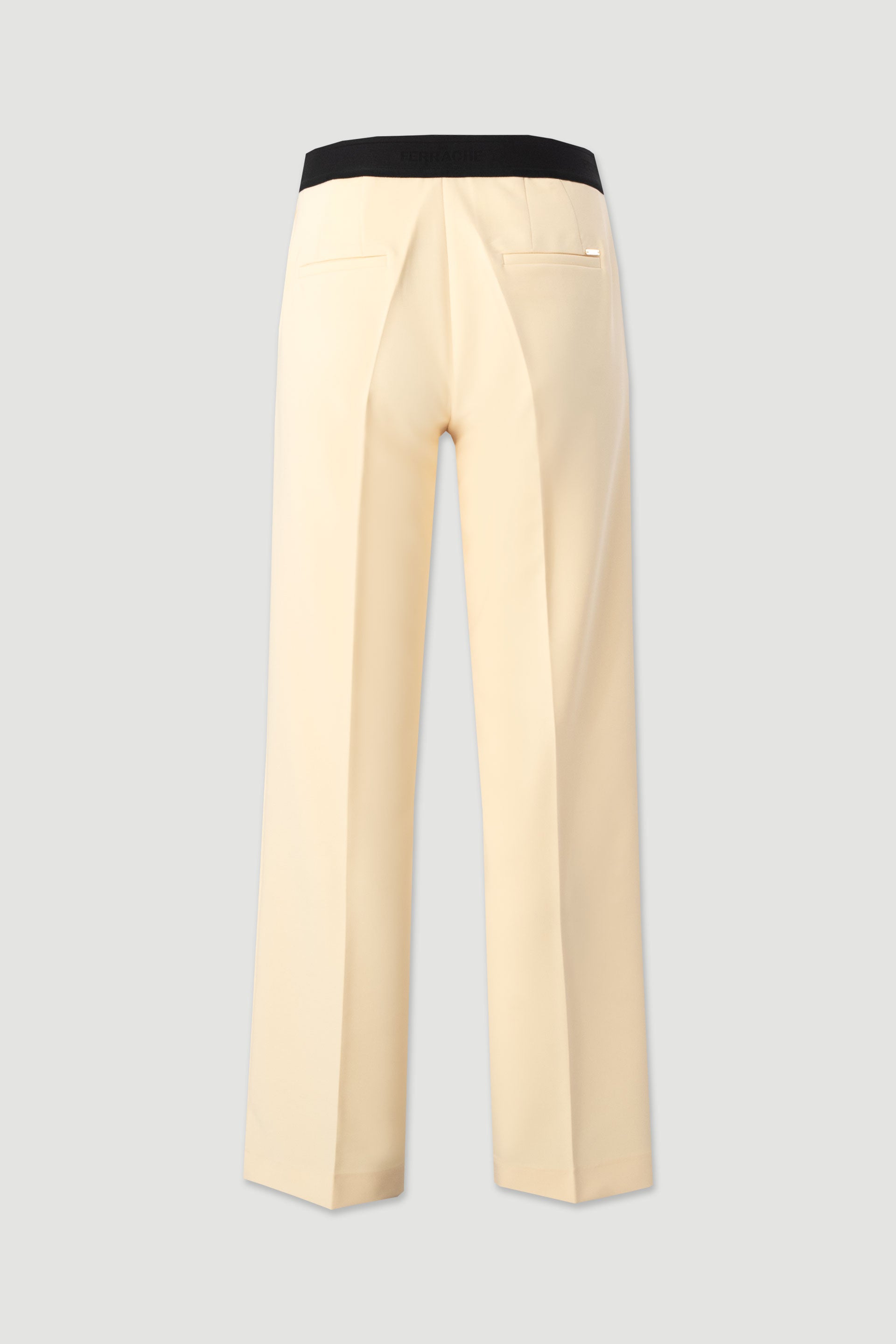 CALÇA FERRACHE WIDE LEG COM CINTO ELÁSTICO PERSONALIZADO - Carla Valente