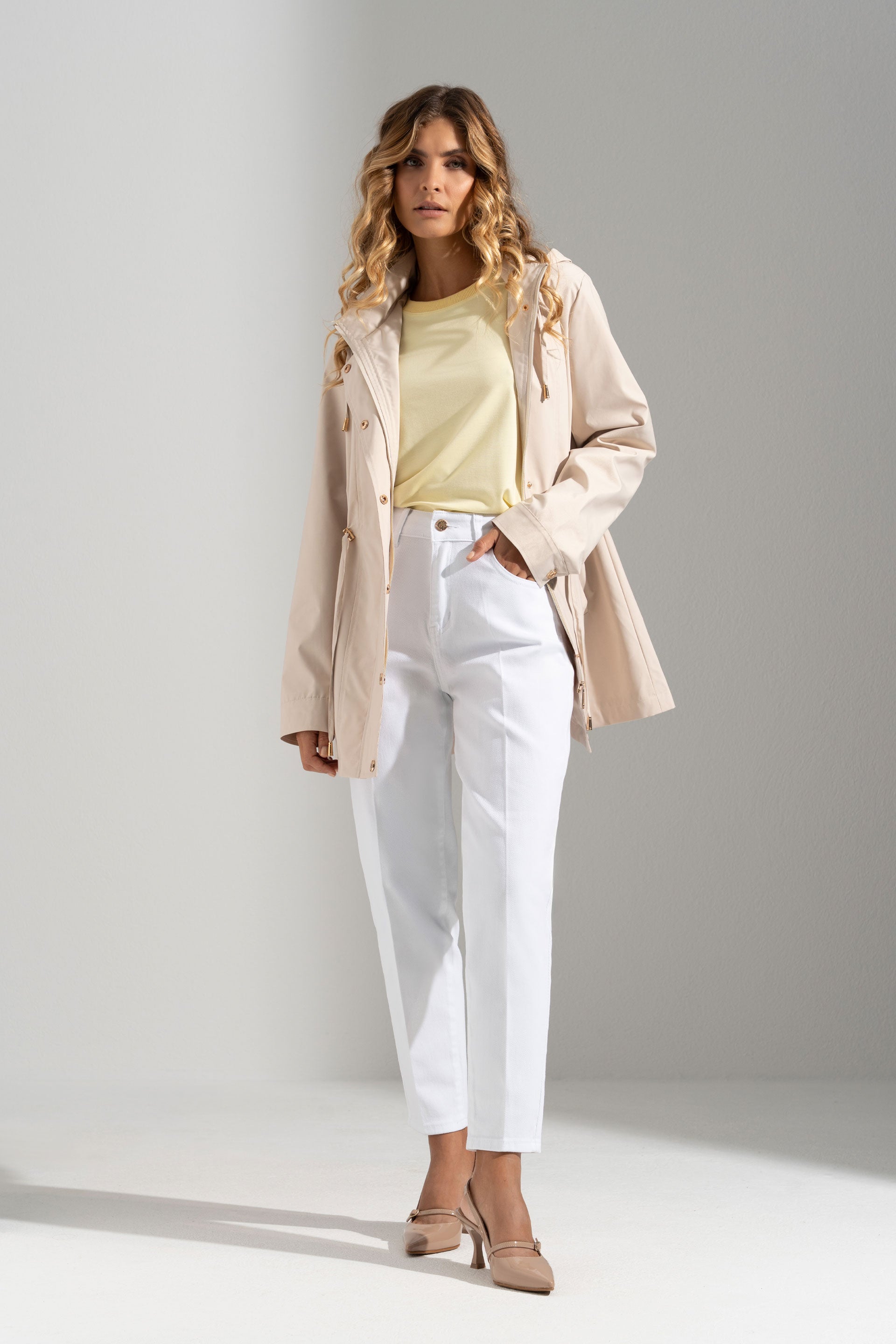 PARKA FERRACHE AJUSTÁVEL COM CAPUZ - Carla Valente