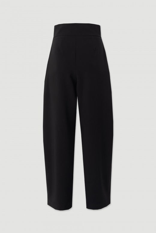 CALÇA FERRACHE CINTURA SUBIDA C/ PREGAS - Carla Valente