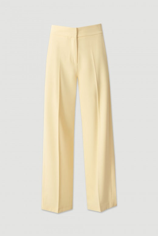 CALÇA FERRACHE WIDE LEG C/ ABERTURAS - Carla Valente