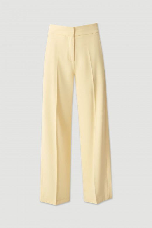 CALÇA FERRACHE WIDE LEG C/ ABERTURAS - Carla Valente