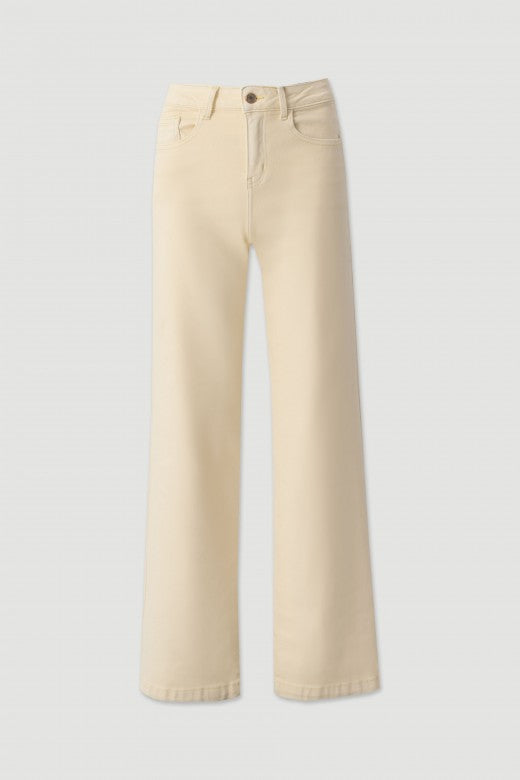 CALÇA FERRACHE SARJA CORTE STRAIGHT - Carla Valente