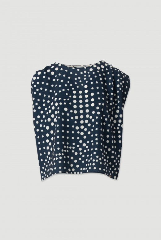 TÚNICA FERRACHE FLUIDA ESTAMPADA BOLAS - Carla Valente