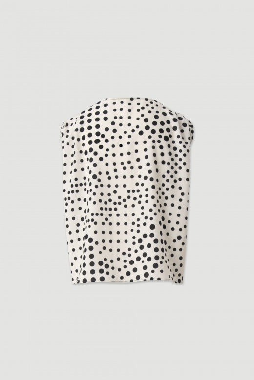 TÚNICA FERRACHE FLUIDA ESTAMPADA BOLAS - Carla Valente