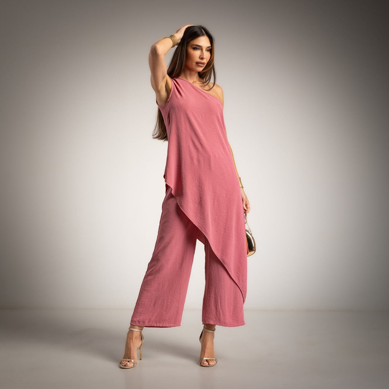 CONJUNTO ALBNS 2 PEÇAS TÚNICA ASSIMÉTRICA “LIZZA” - Carla Valente