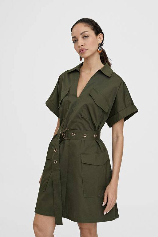 VESTIDO LOLA CASADMNT CURTO C/BOLSOS CAO - Carla Valente