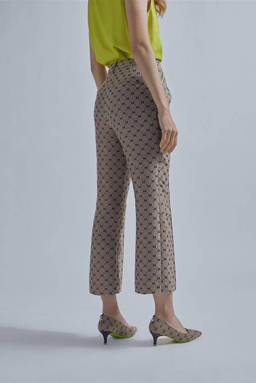 PANTALONA MAITE FLARE LOGOMANIA - Carla Valente