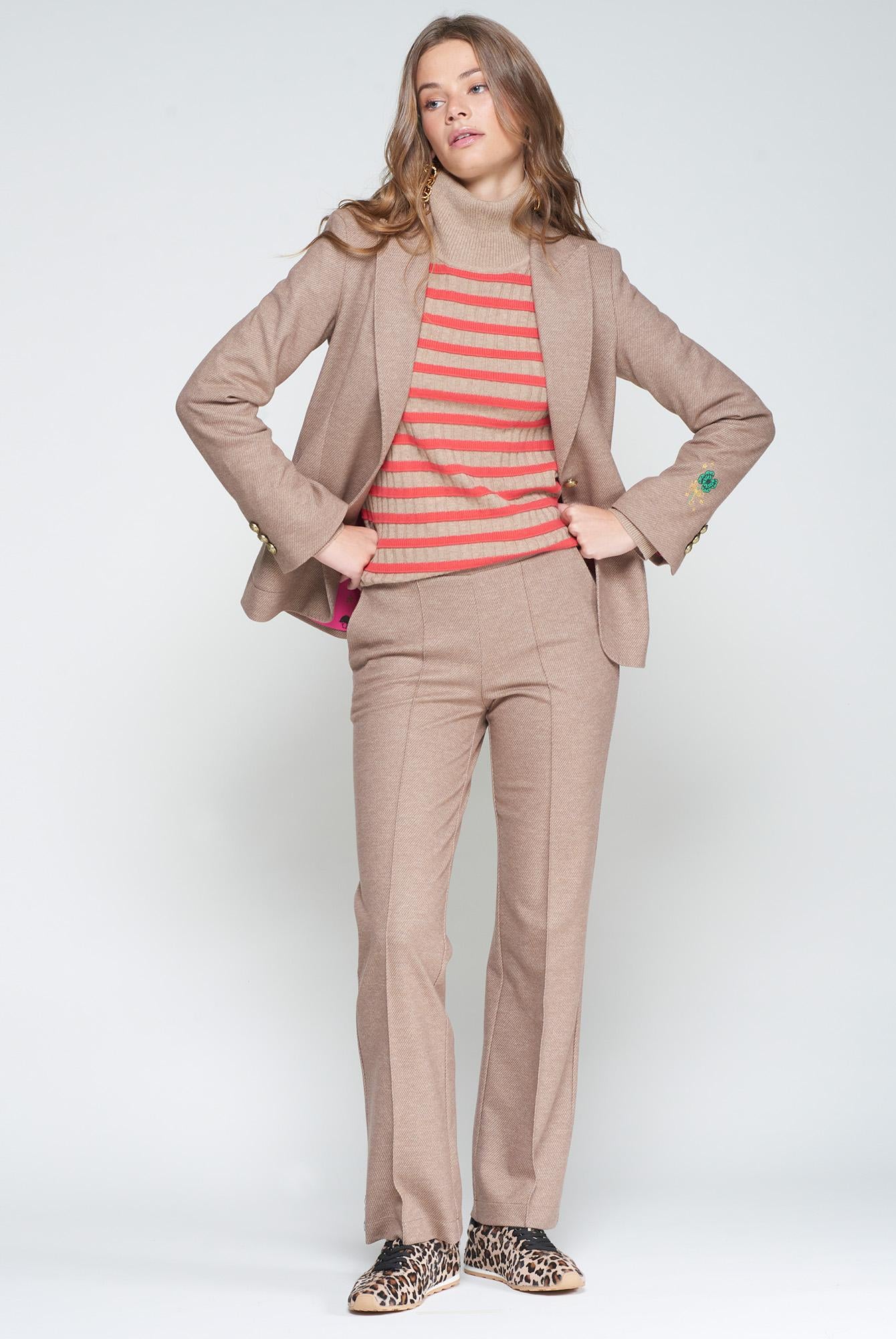 CALÇA VILAGALLO CARLA PUNTO DIAGONAL - Carla Valente