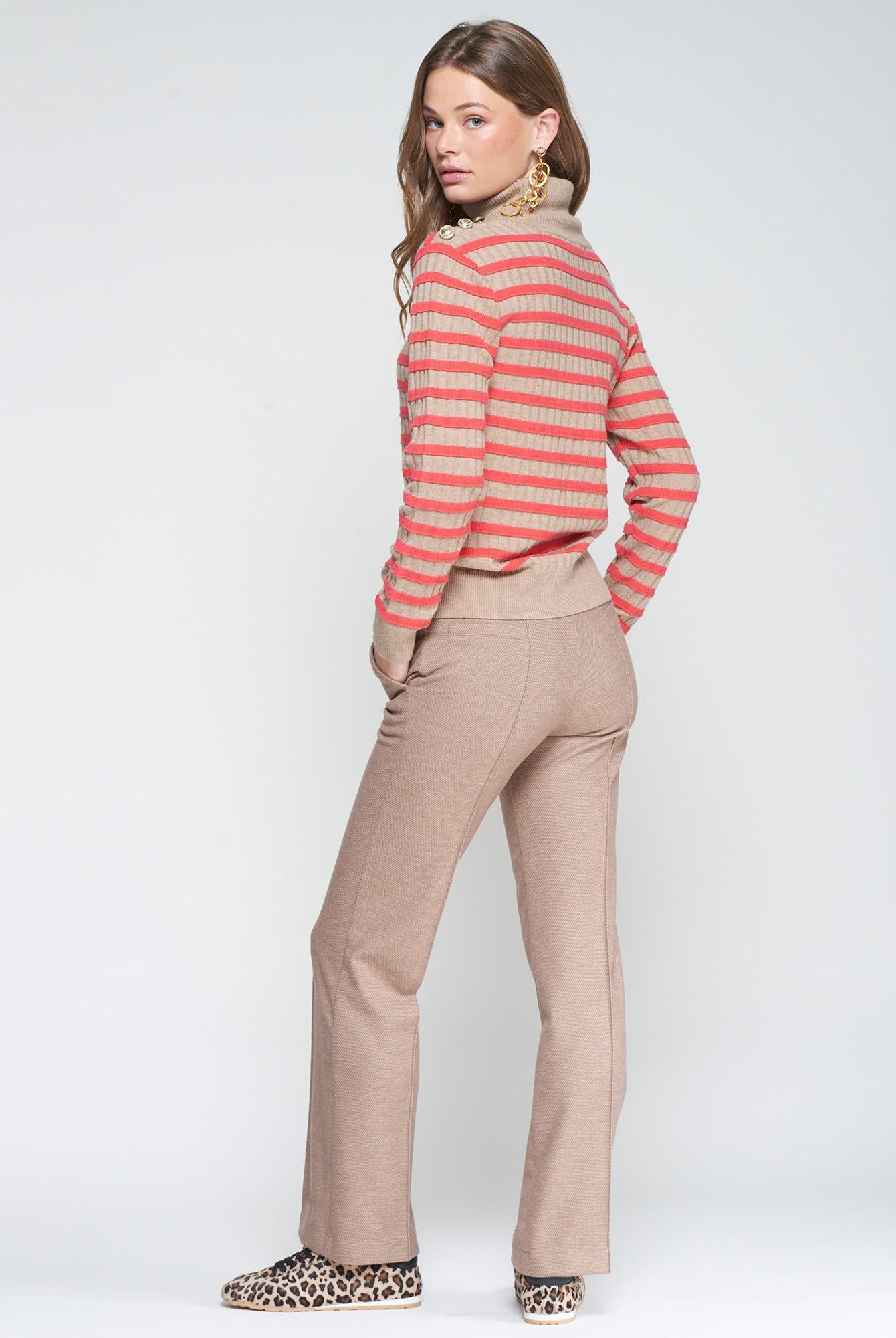 CALÇA VILAGALLO CARLA PUNTO DIAGONAL - Carla Valente
