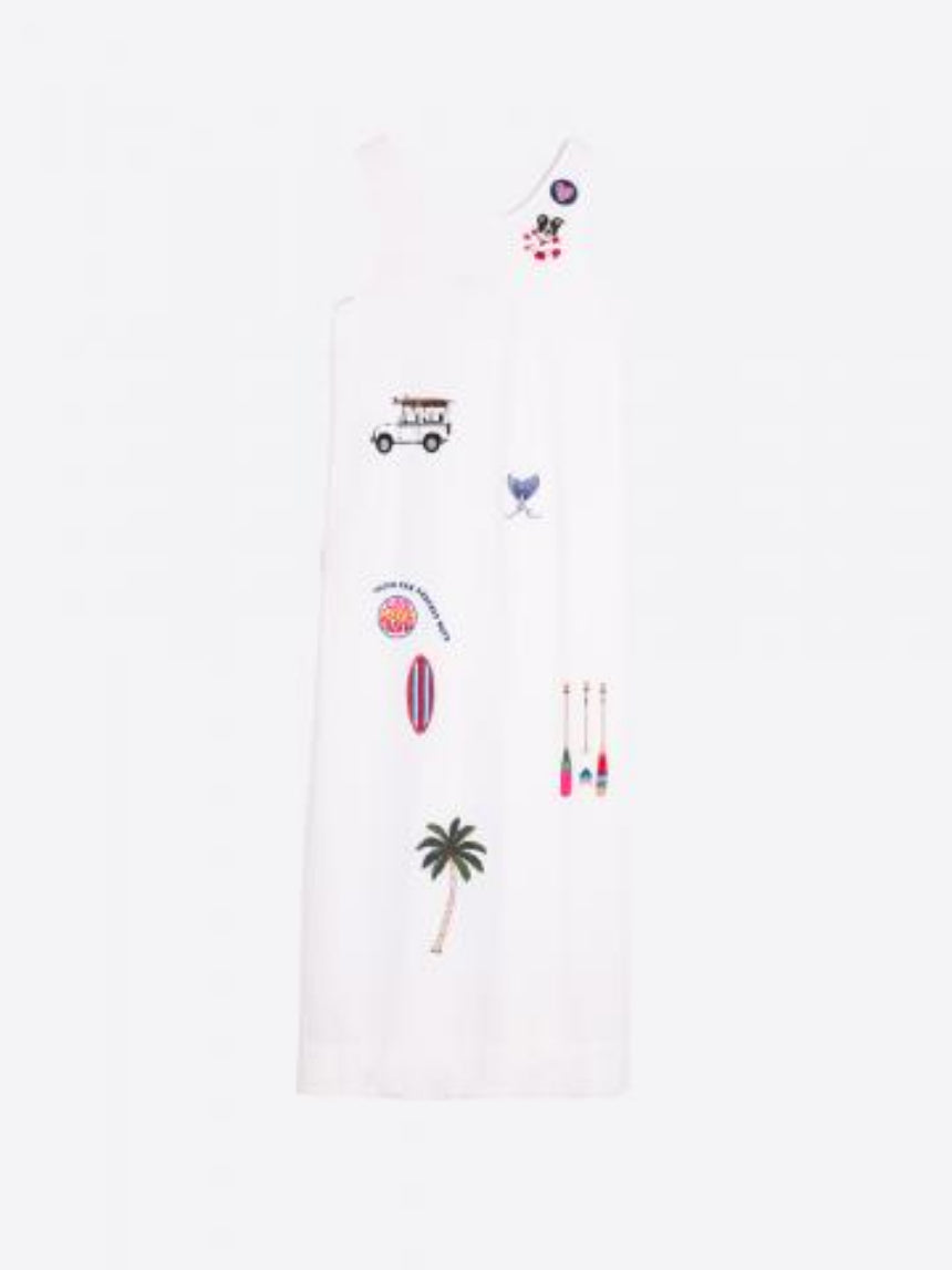 VESTIDO VILAGALLO ZINA PUNTO COM ESTAMPAS - Carla Valente