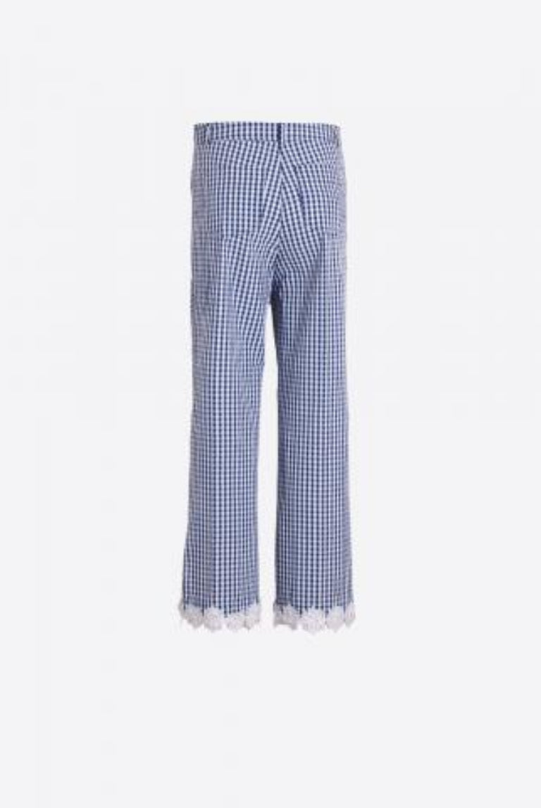 PANTALONA VILAGALLO NURIA VICHY COM RENDA - Carla Valente