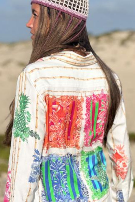 CAMISA VILAGALLO ESTAMPADA BAMBU TUCAN - Carla Valente