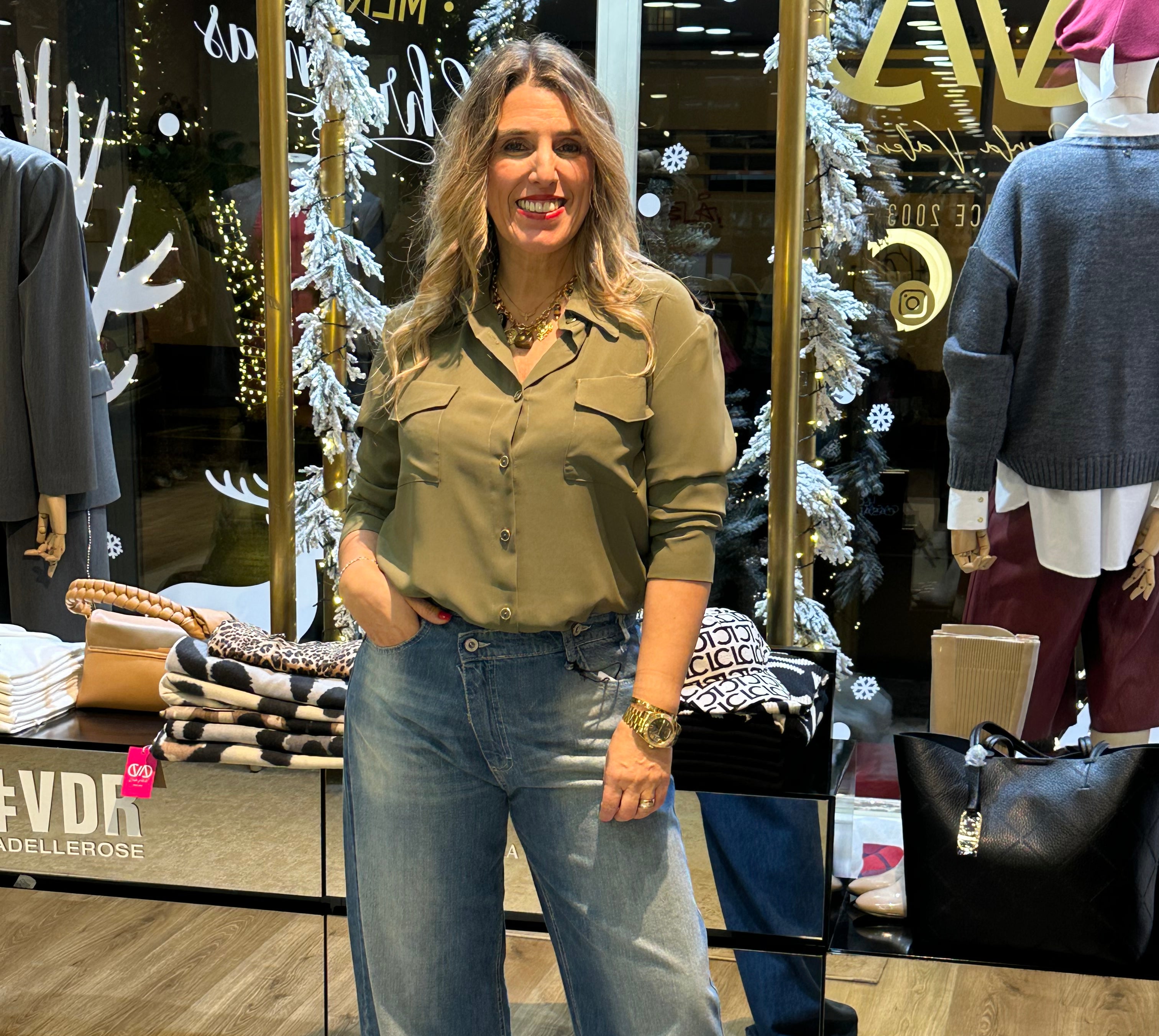 CAMISEIRO OTIMA MILITAR JOANA - Carla Valente