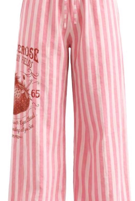 PANTALONA VDR RISCAS LATERAL STRAWBERRY FIELDS - Carla Valente