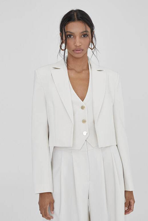 BLAZER MAITE CROPPED - Carla Valente